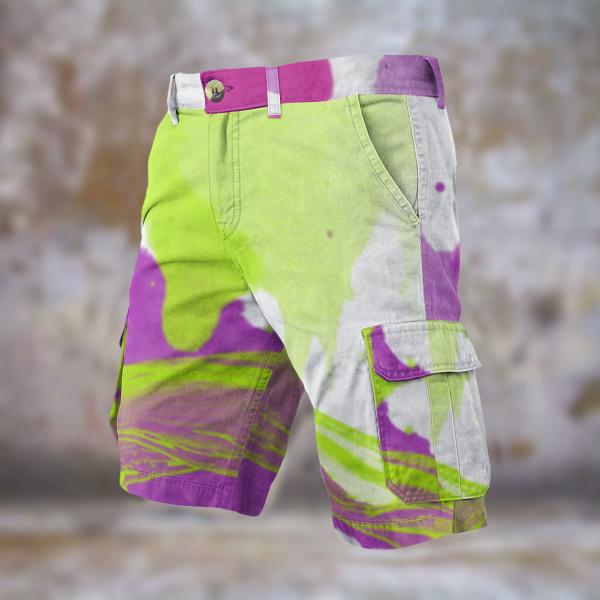 Cargohose mit Otis - Hose, lang oder kurz, bunt, 100% Polyester, Grösse S-5XL, fester Stoff, Normale Passform, Mischling, Mix, Strassenhunde